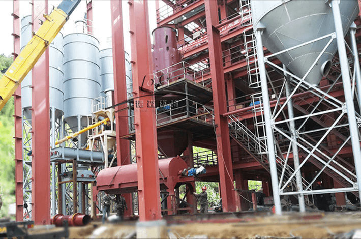 福建豎式梯度燒結窯安裝現場