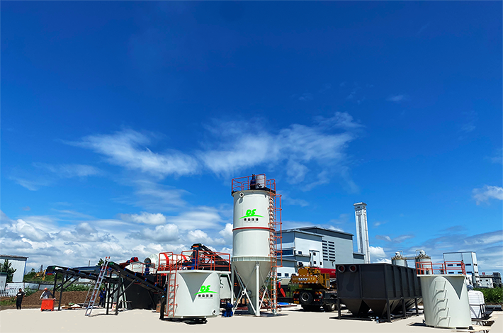 山東某土壤淋洗修復項目現場