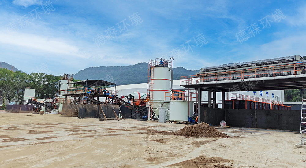 寧波項(xiàng)目實(shí)拍：德森土壤淋洗修復(fù)設(shè)備戰(zhàn)高溫、嬴暴雨！