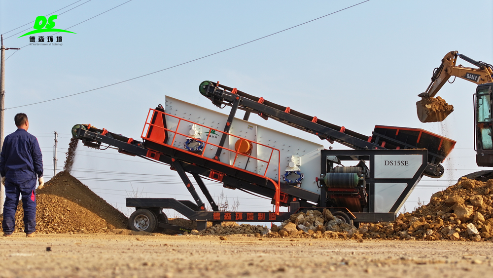 應(yīng)急響應(yīng)新裝備，德森環(huán)境篩分車實(shí)現(xiàn)快速作業(yè)閉環(huán)