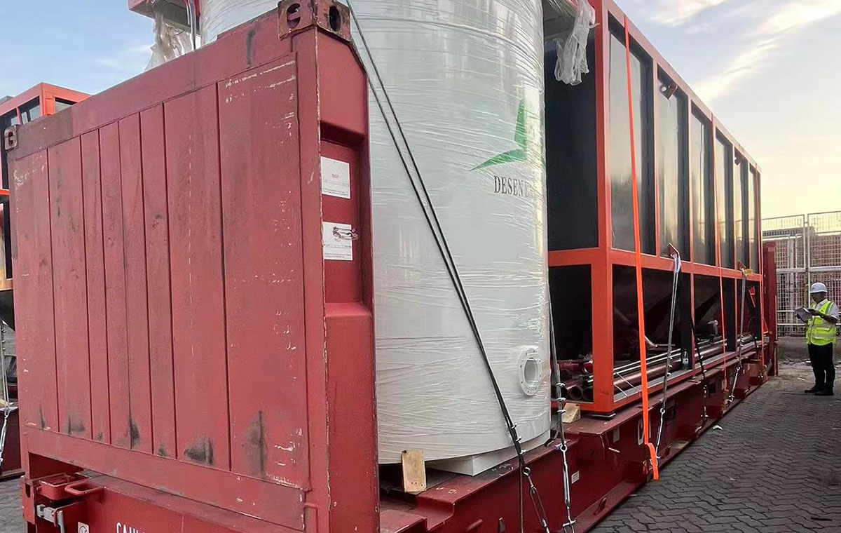 淋洗裝備海外項(xiàng)目港口交付