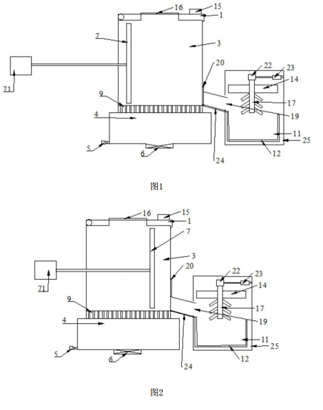 環保型固廢處理器的一種結構示意圖