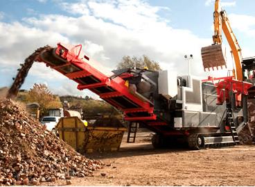 固廢處理設備移動破碎站 固廢處理設備移動破碎站