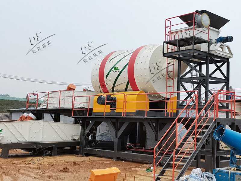 污染土壤淋洗修復現場 污染土壤淋洗修復現場